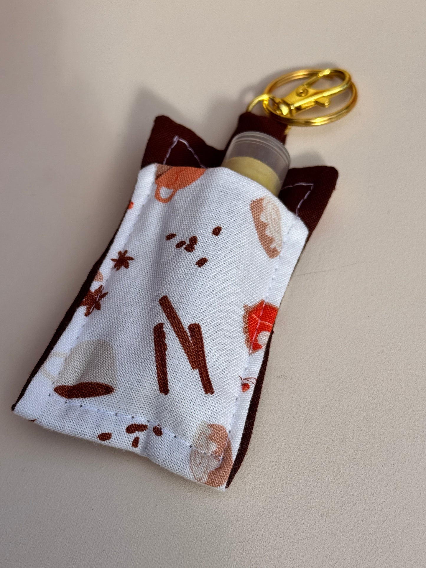 Autumn Treats Lip Balm Keychain