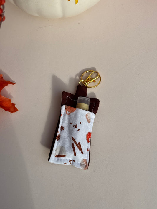Autumn Treats Lip Balm Keychain