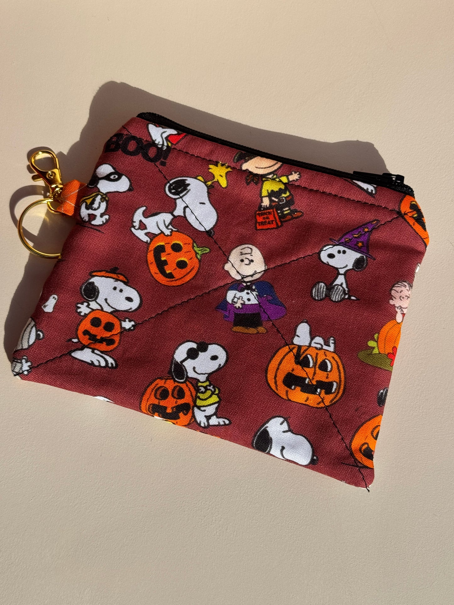 Charlie Brown Halloween Mini Wallet Keychain