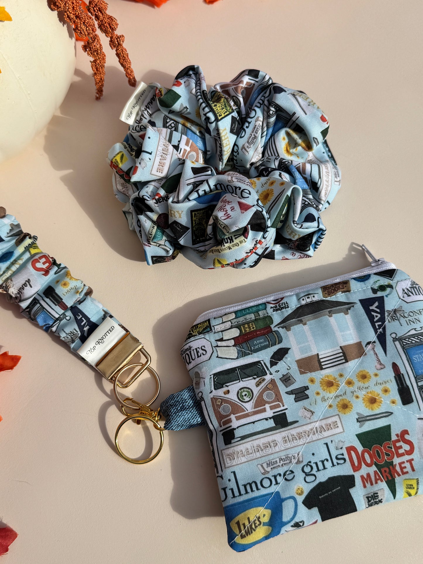 Gilmore Girls Scrunchie Wristlet