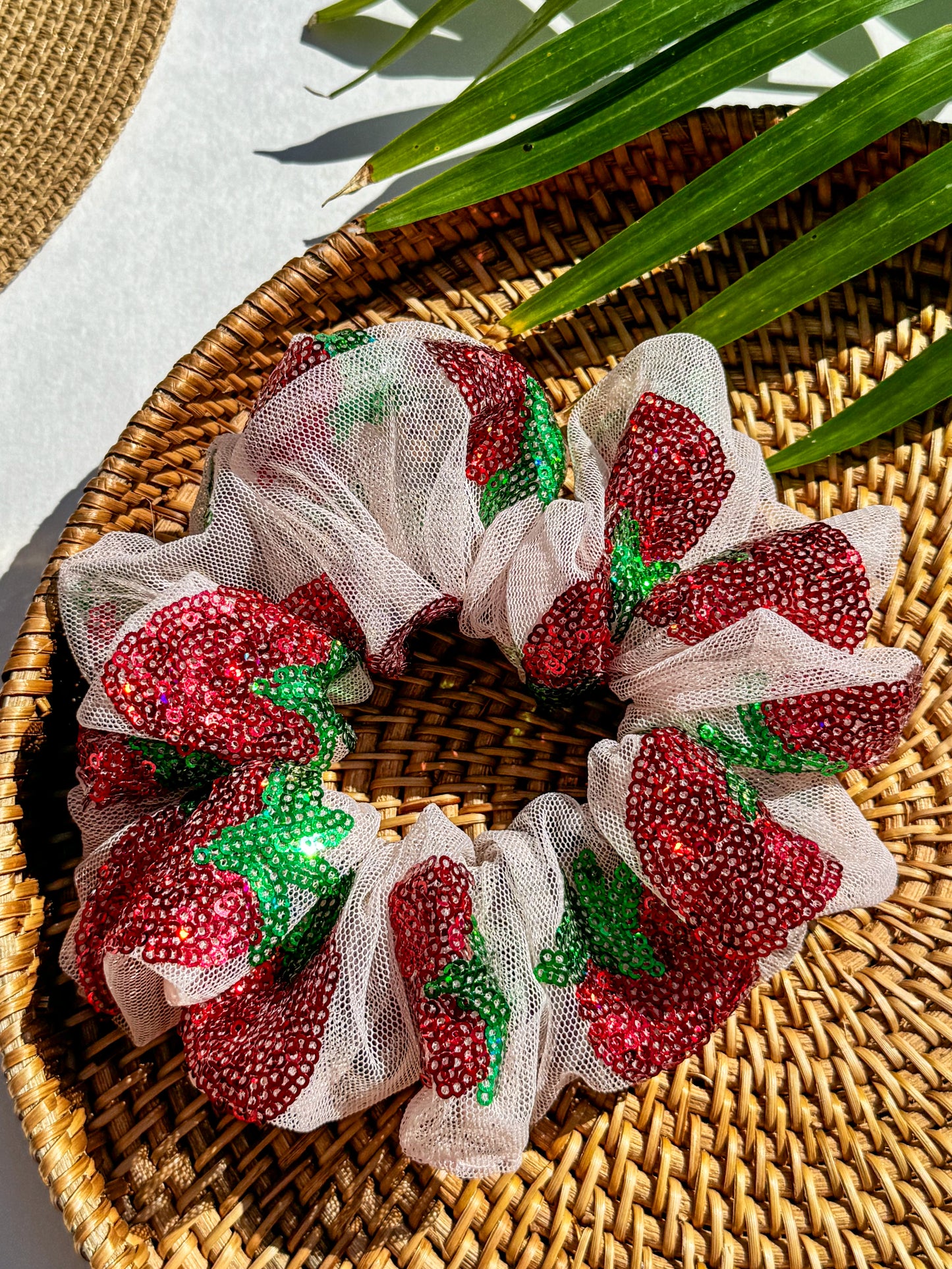 Strawberry Fields Scrunchie