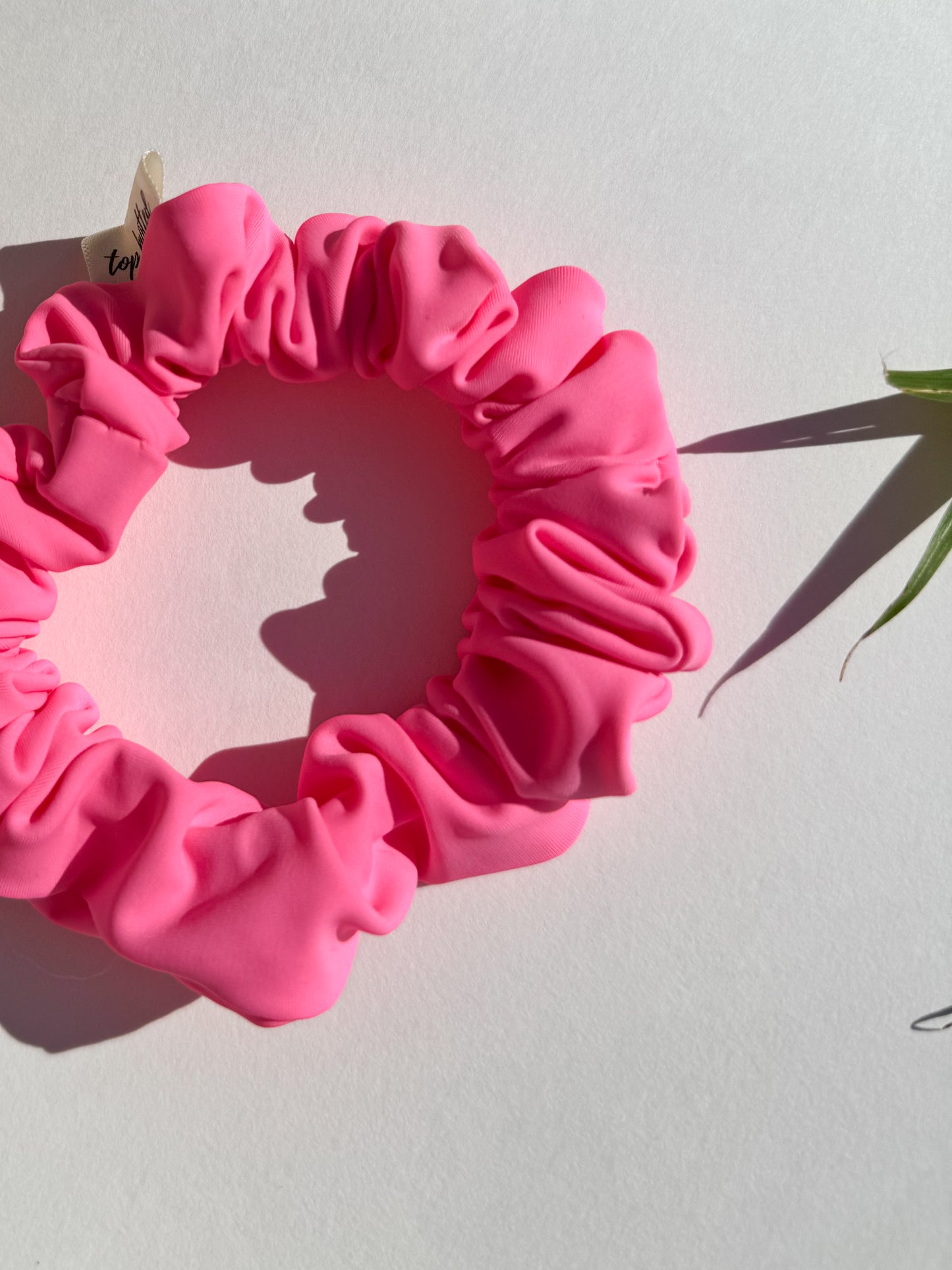Pool Party Pink Swim Scrunchie