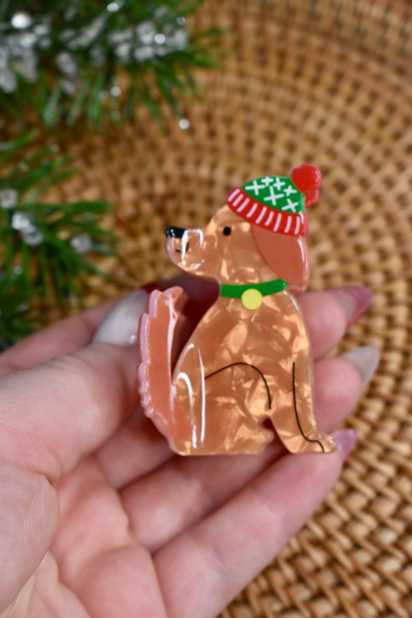 Christmas Pup Holiday Claw