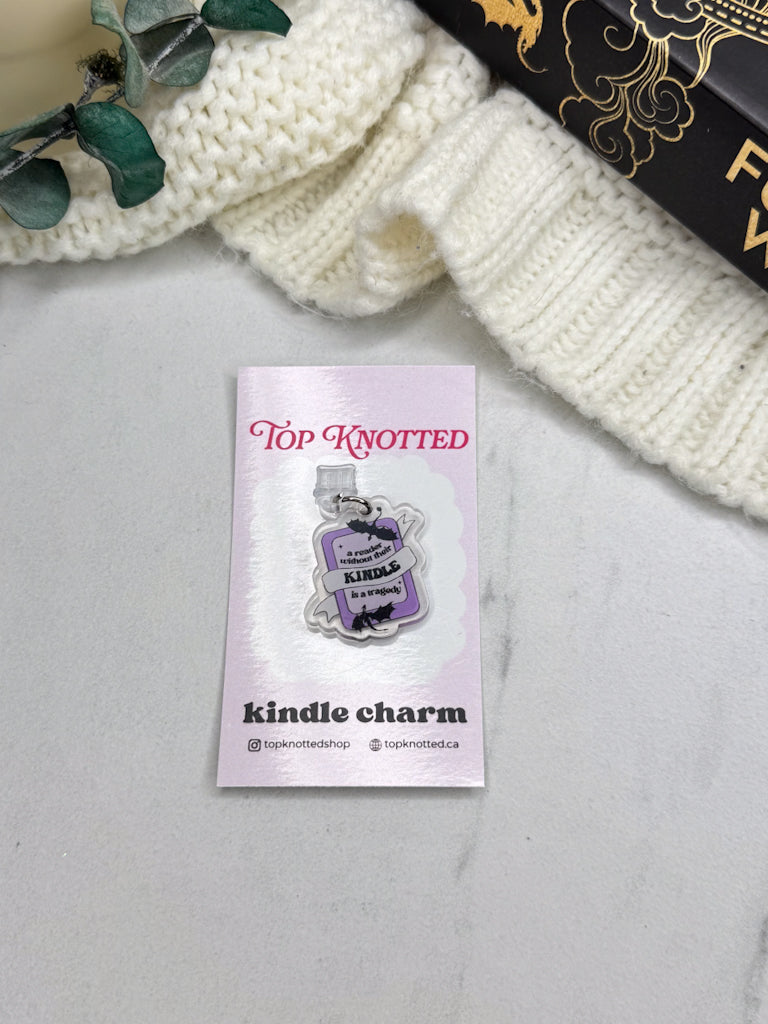 A Reader Without Their Kindle Is A Tragedy Kindle Charm