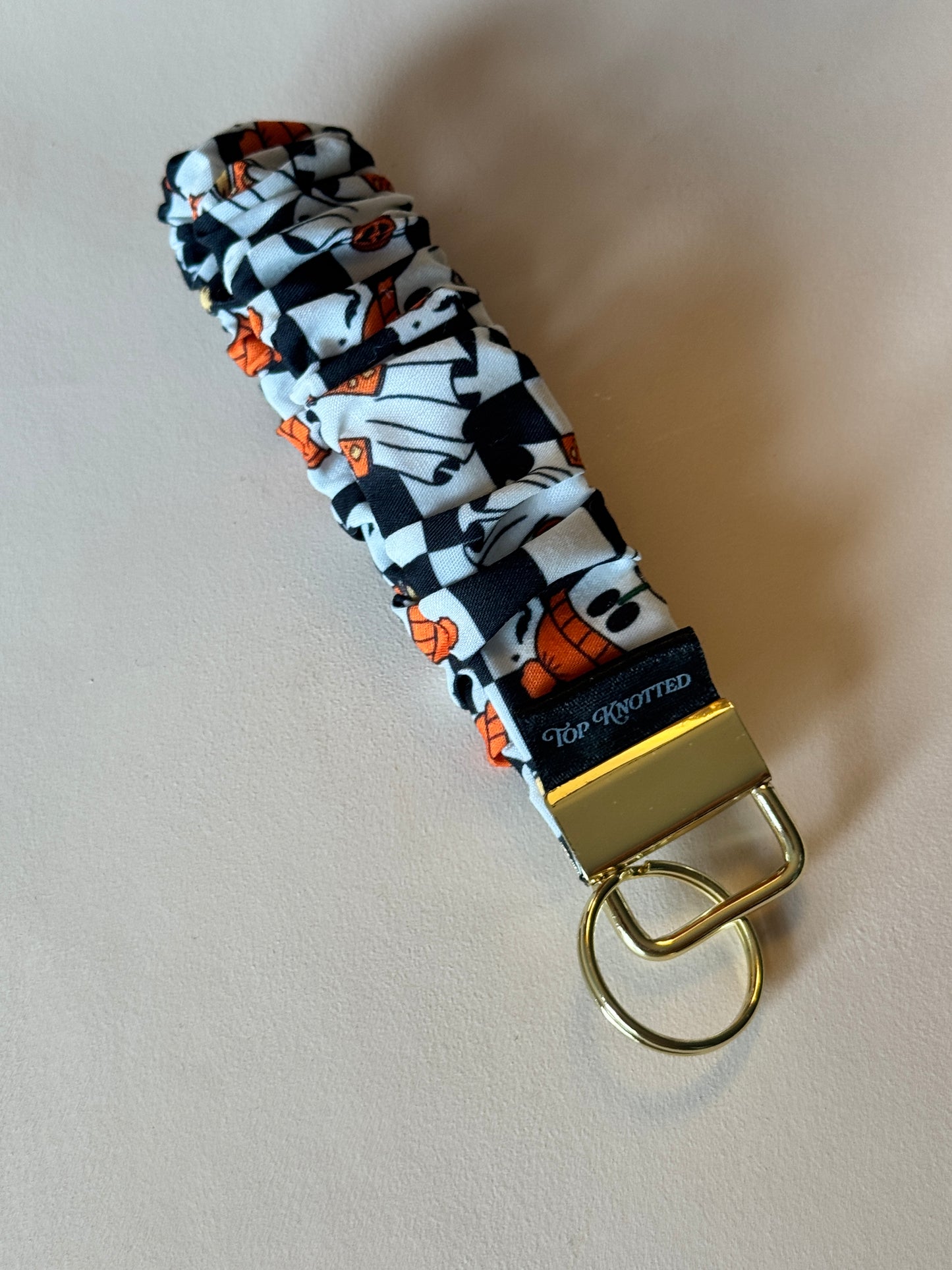 Spooky Sips Scrunchie Wristlet