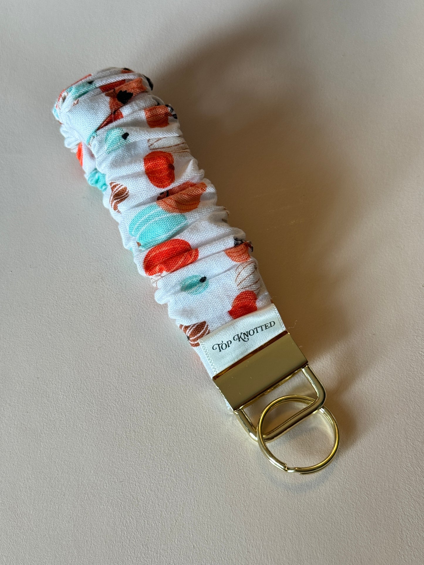 Pumpkin Dreams Scrunchie Wristlet