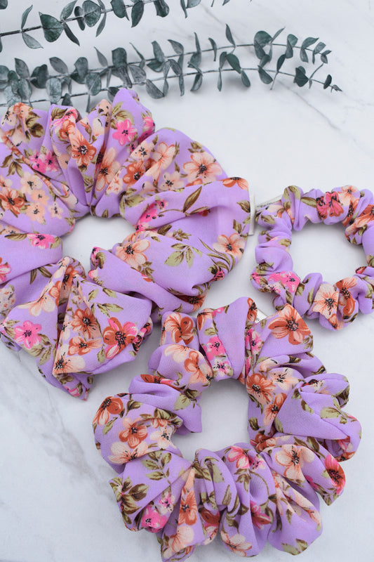 Violet Garden Scrunchie