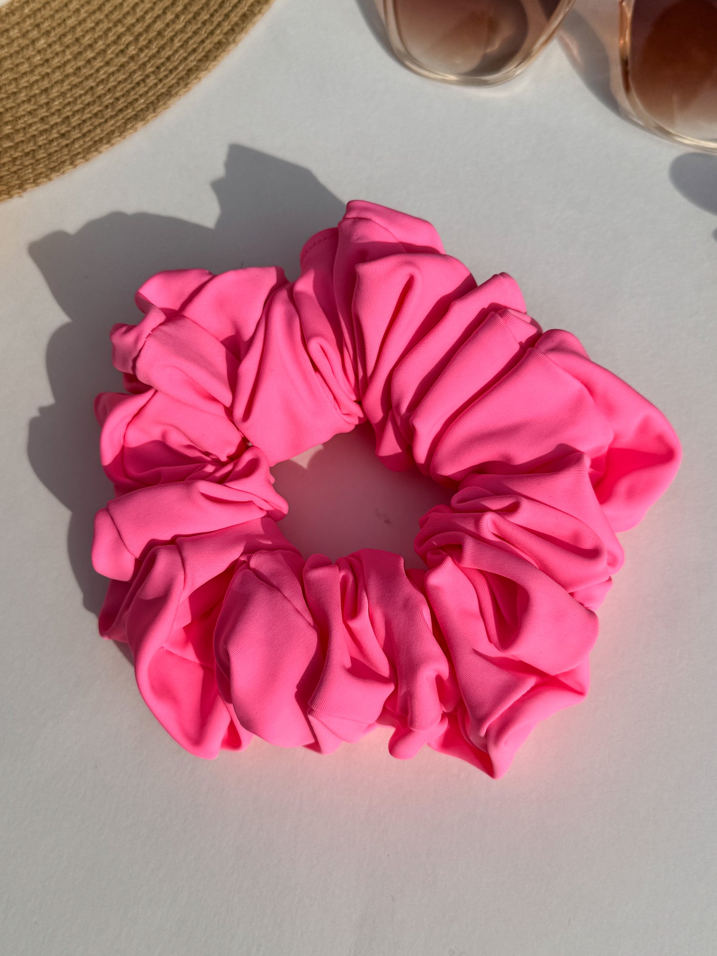 Pool Party Pink Swim Scrunchie