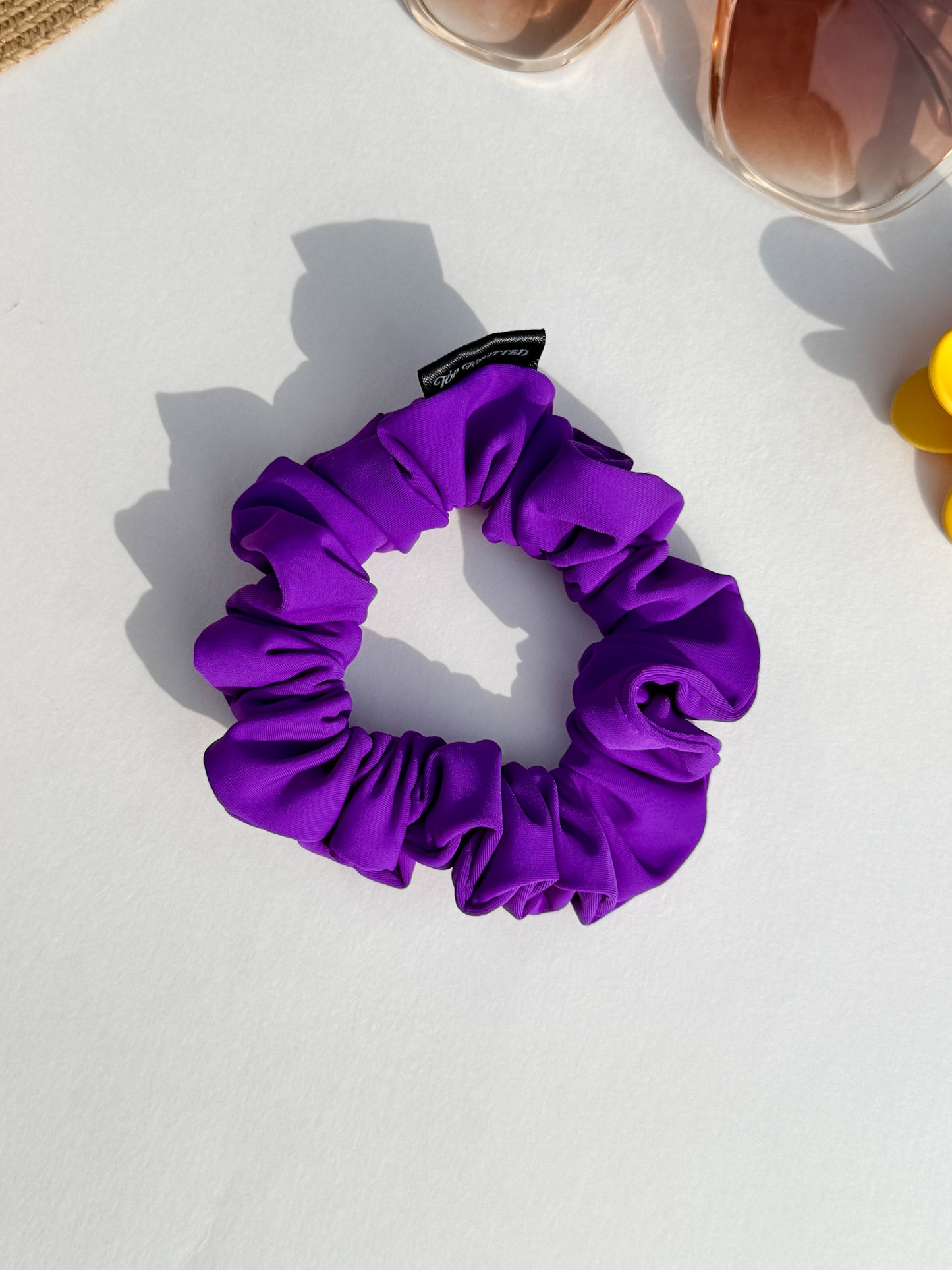 Purple Rain Swim Scrunchie