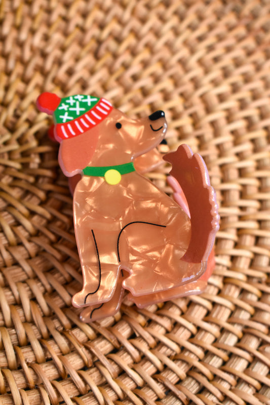 Christmas Pup Holiday Claw