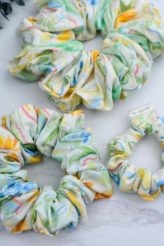 Summer Watercolours Scrunchie