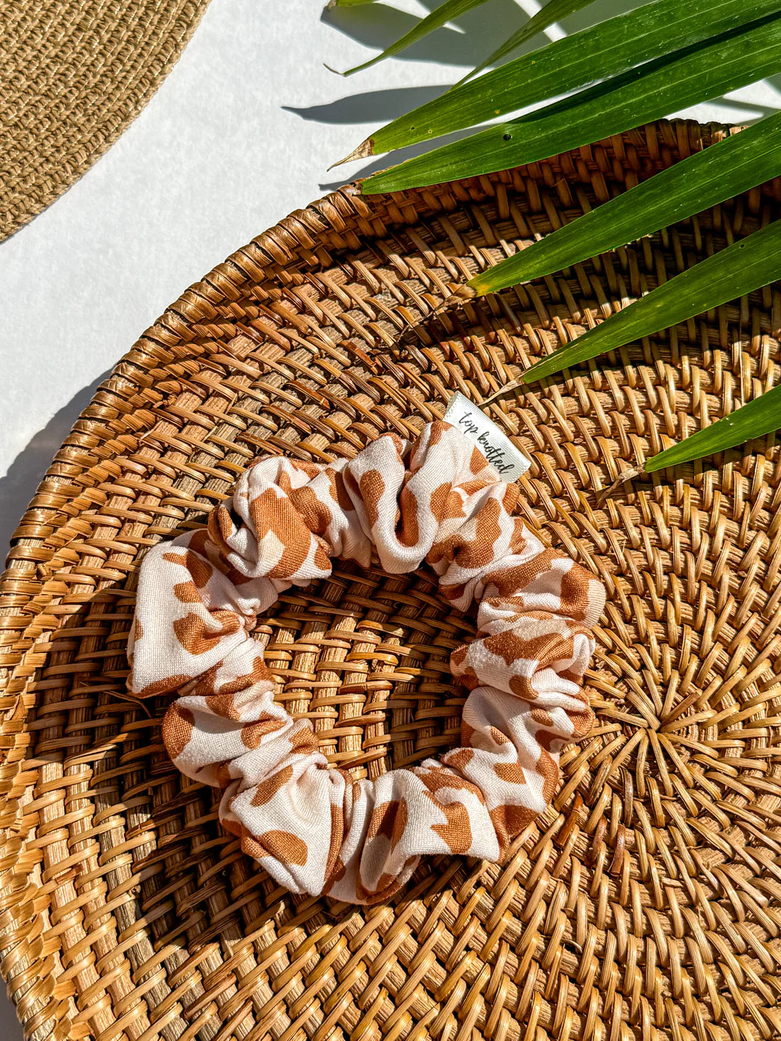Cozy Cheetah Scrunchie