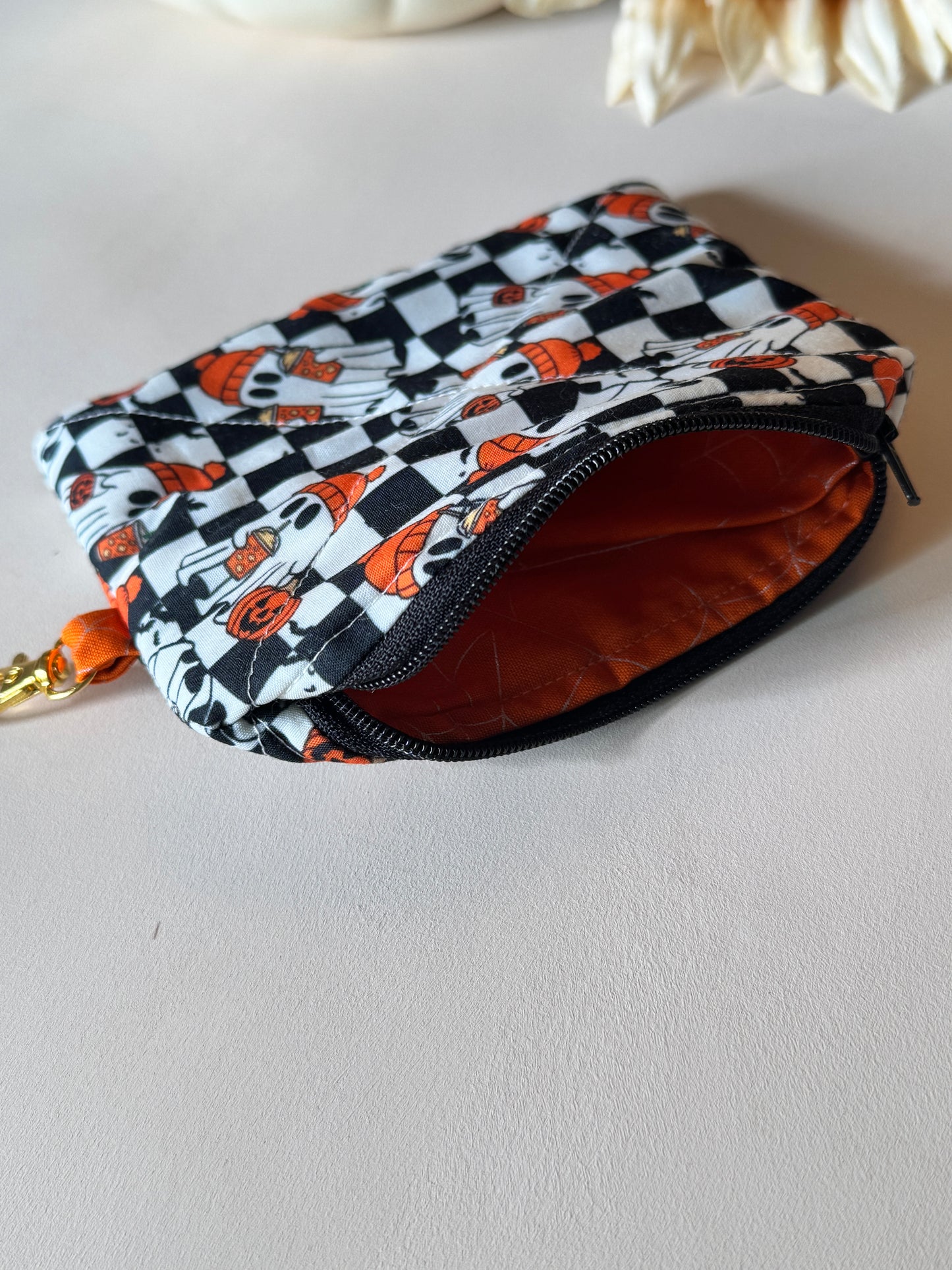 Spooky Sips Mini Wallet Keychain