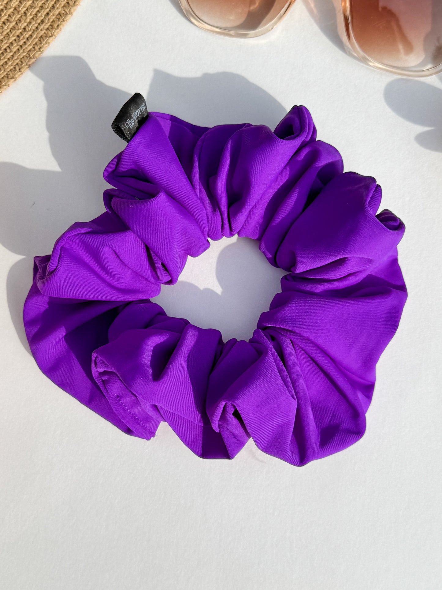 Purple Rain Swim Scrunchie