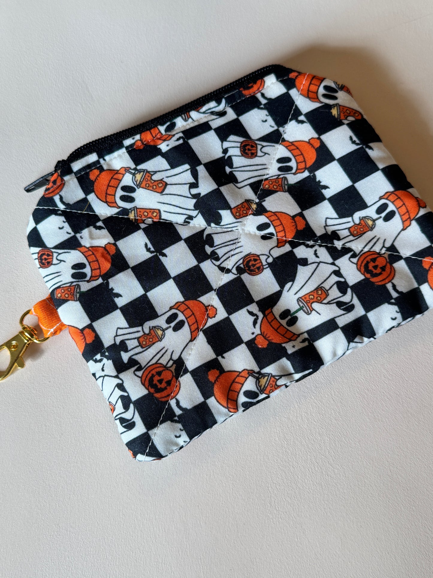 Spooky Sips Mini Wallet Keychain