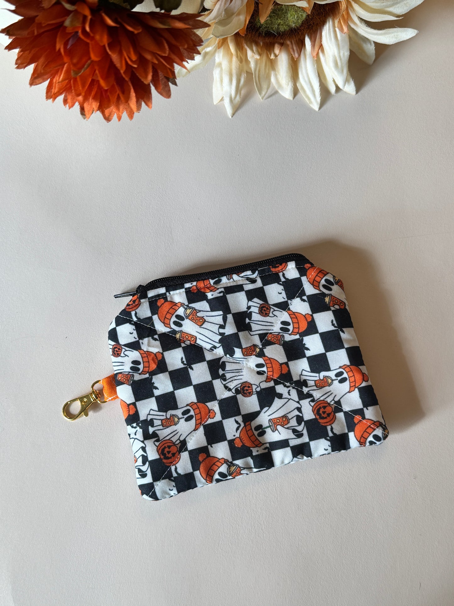 Spooky Sips Mini Wallet Keychain