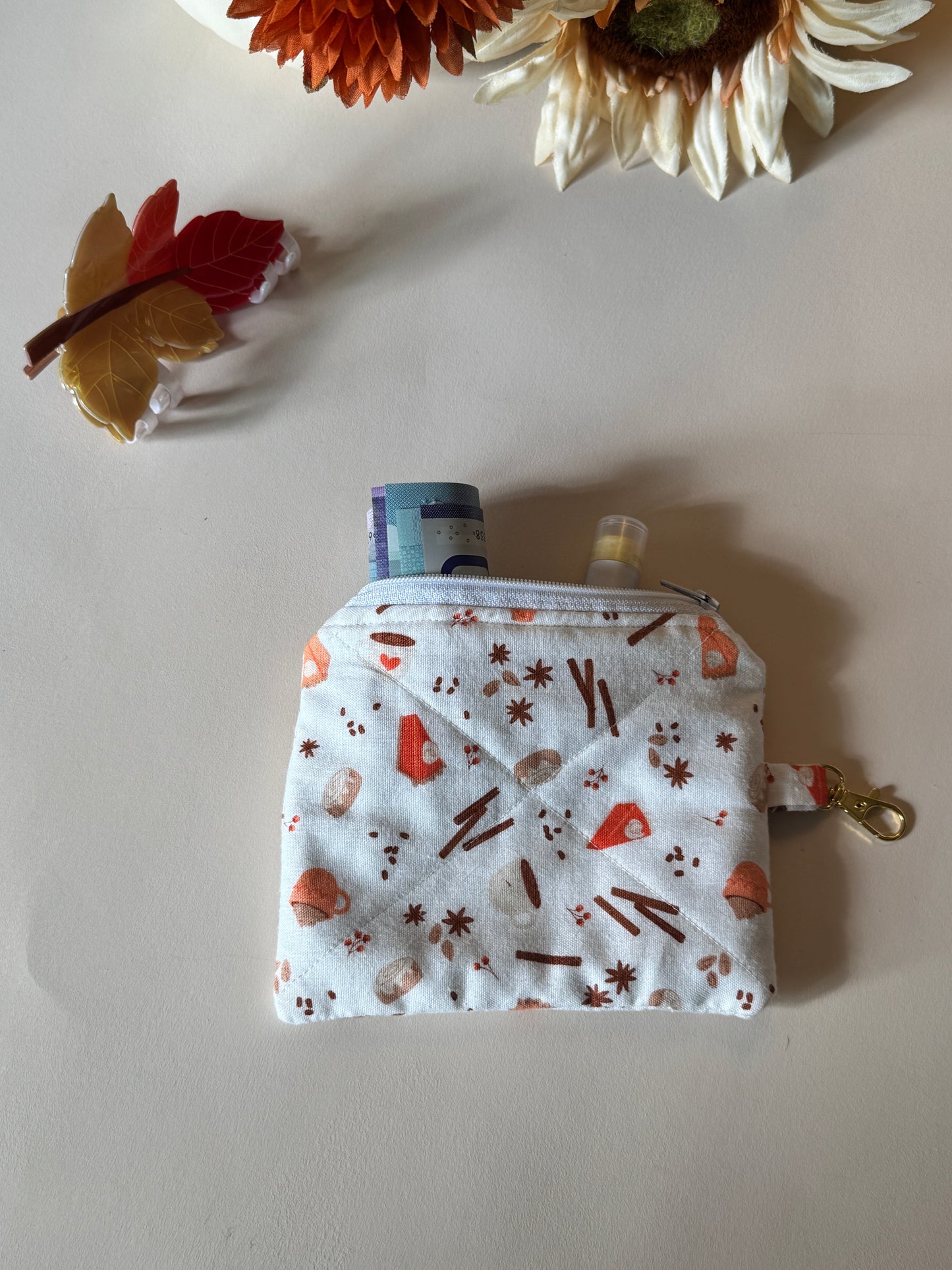 Autumn Treats Mini Wallet Keychain