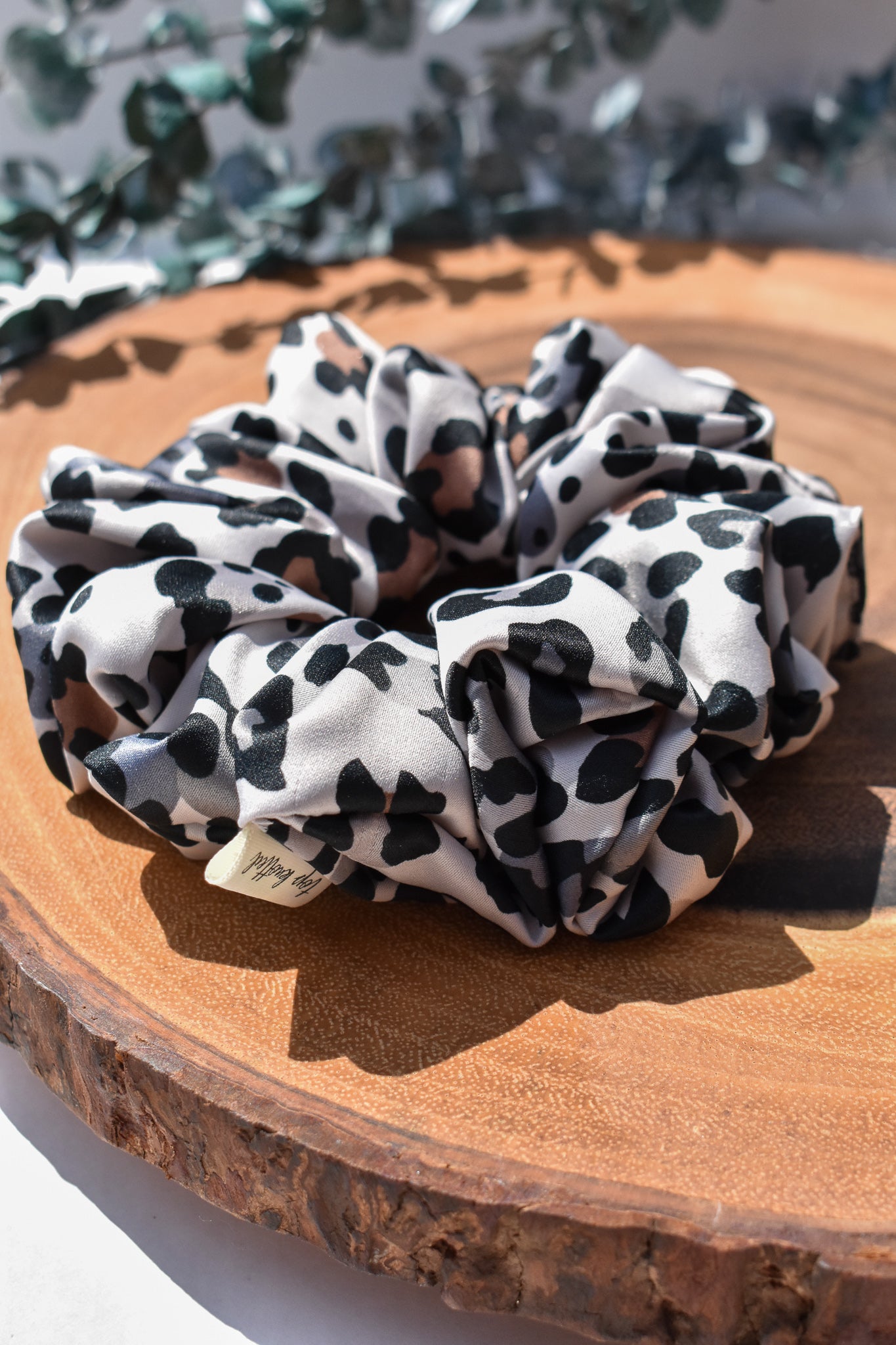 Satin Leopard | Classic Scrunchie