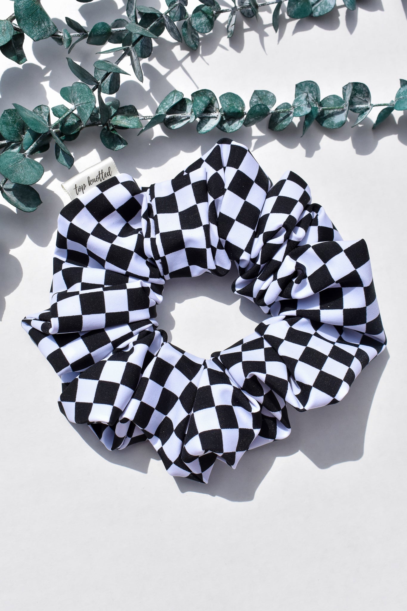 Checkmate Swim Scrunchie