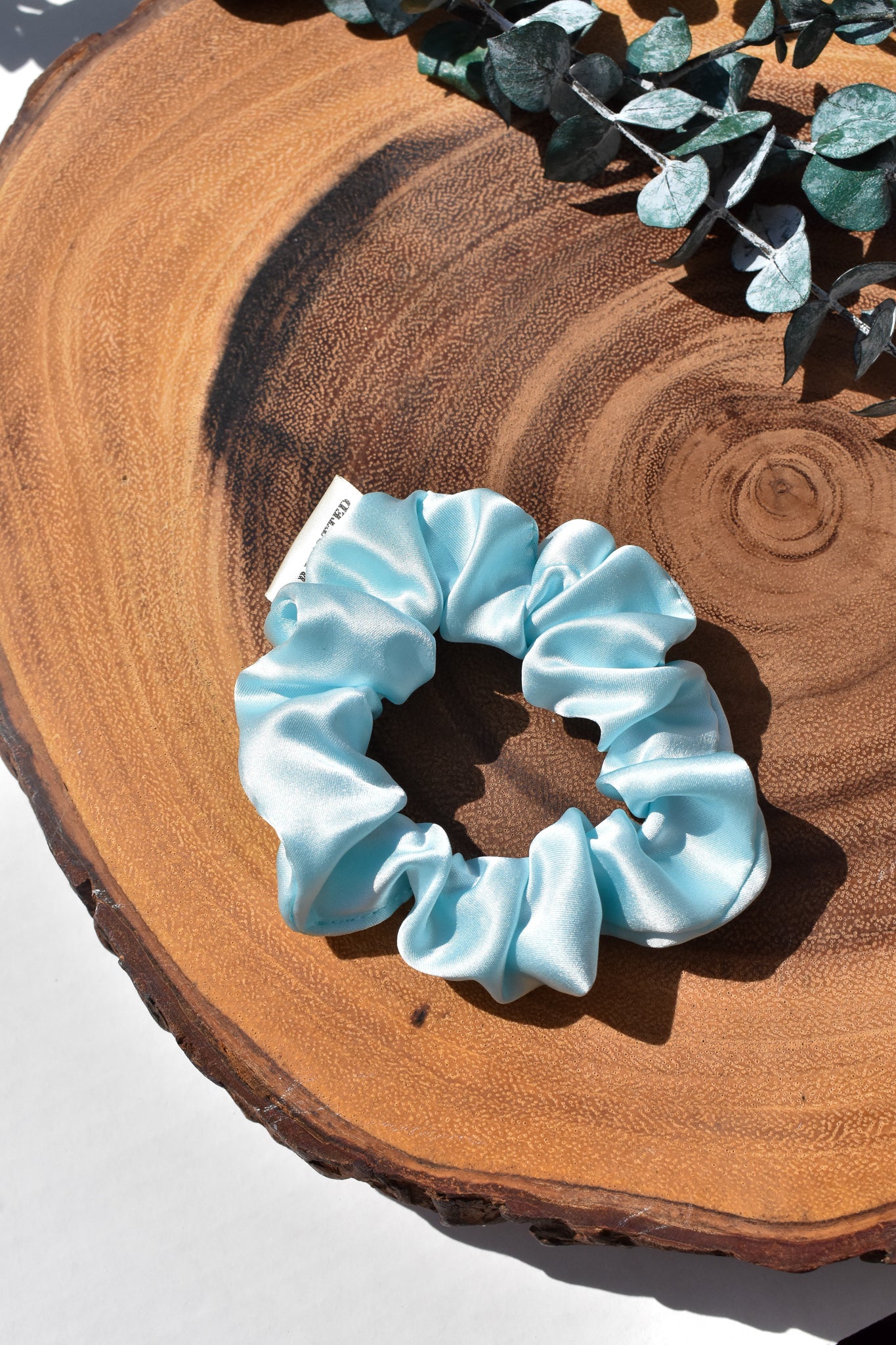 Baby Blue | Skinny Silk Scrunchie