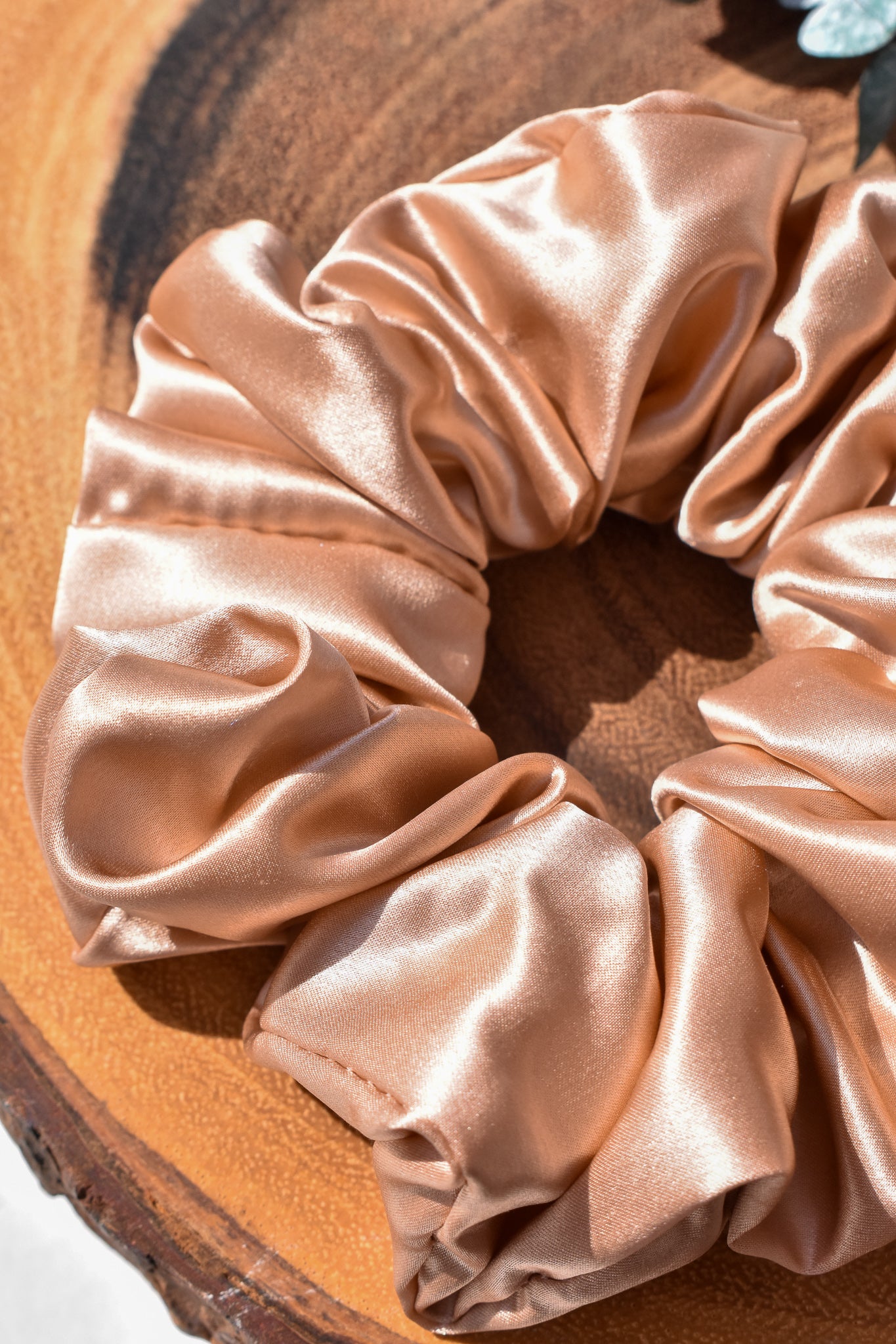 Peach Perfection Silk Scrunchie