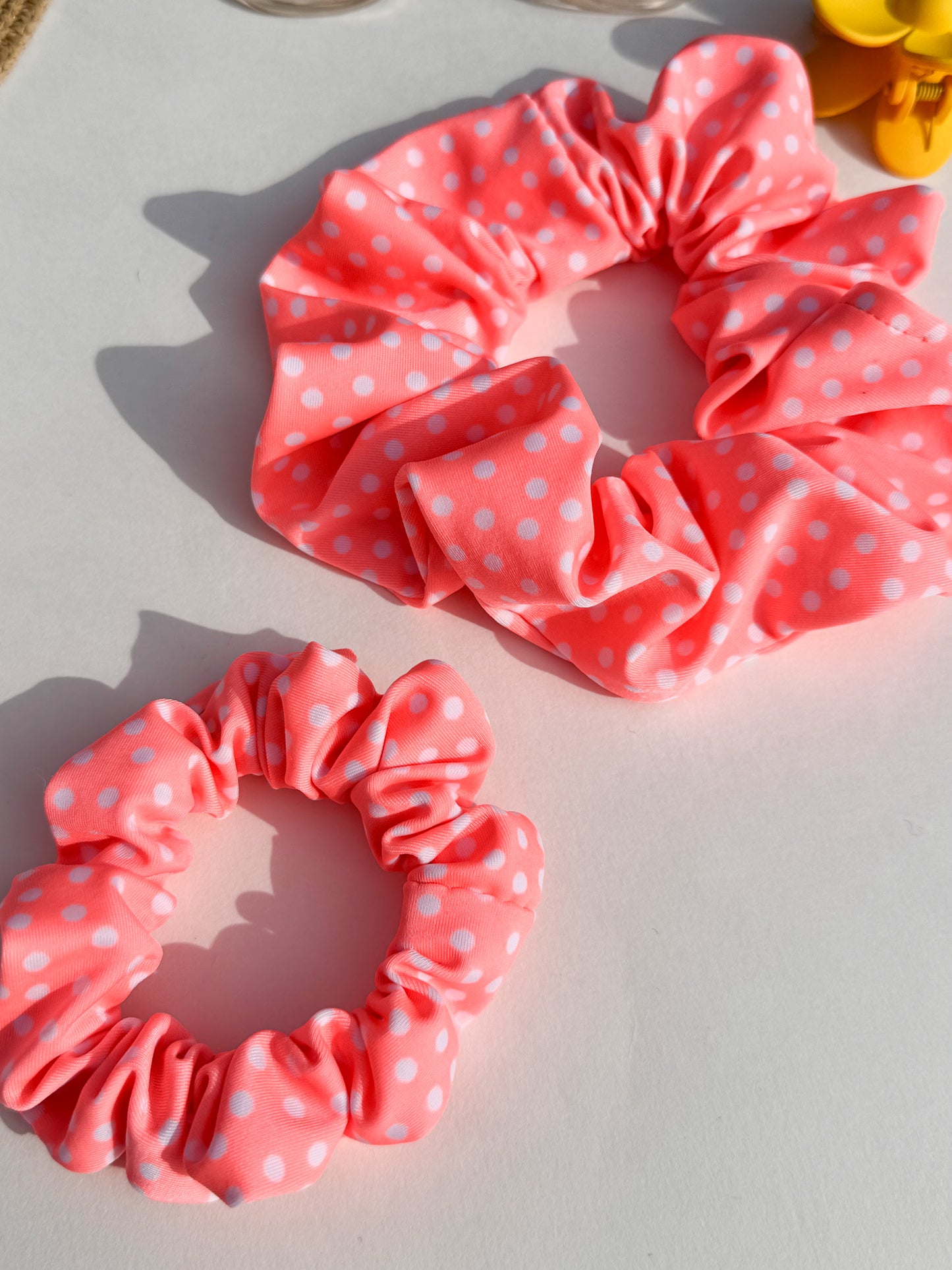 Polka Dot Bikini Swim Scrunchie