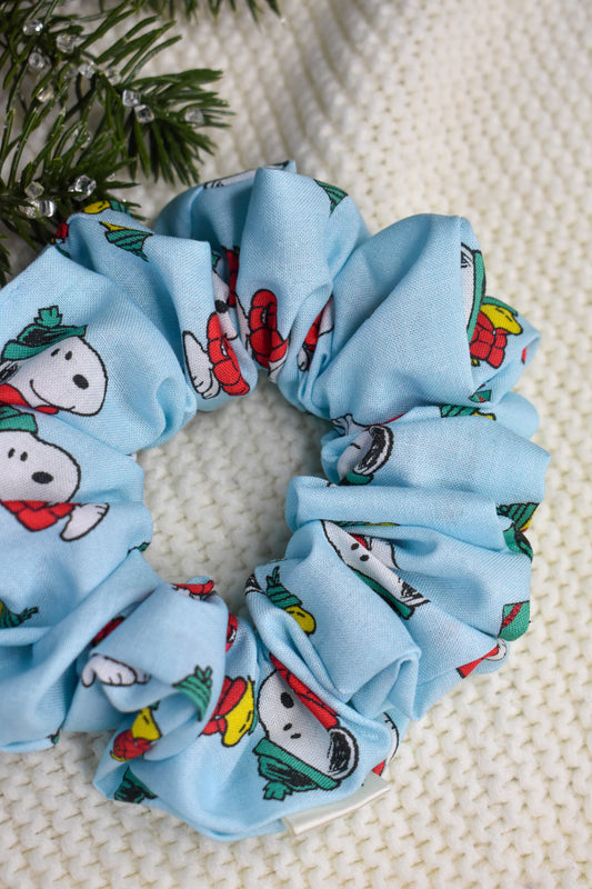 Snoopy Christmas Scrunchie