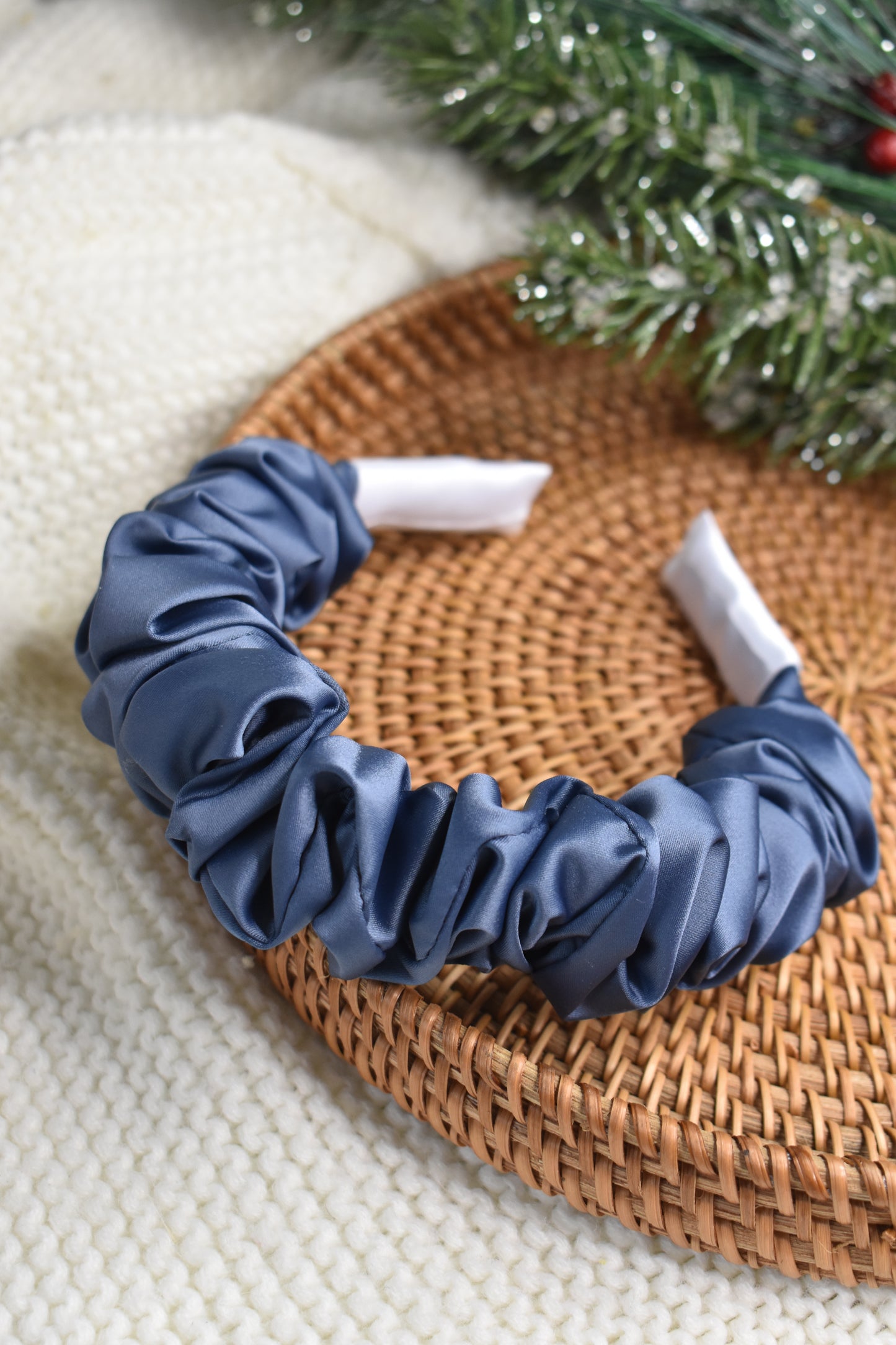 Midnight Blue | Scrunchie Headband