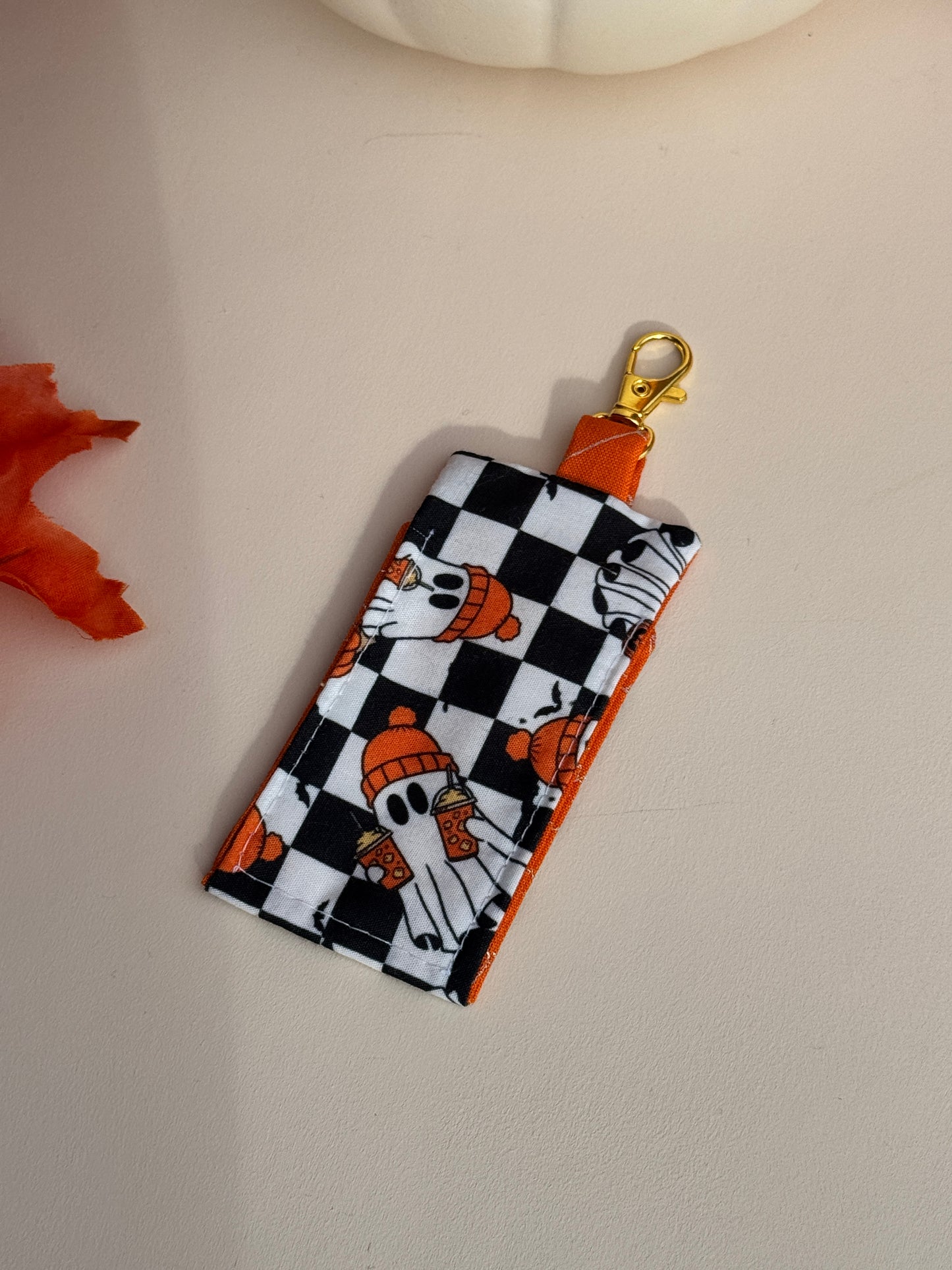 Spooky Sips Lip Balm Keychain