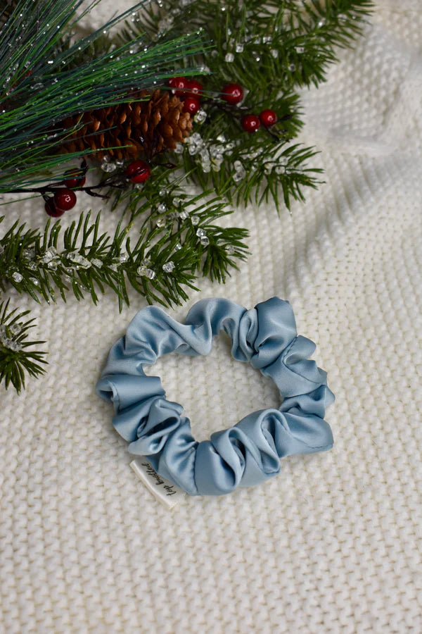 Ice Blue Scrunchie