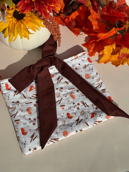 Autumn Treats Quilted Book Sleeve