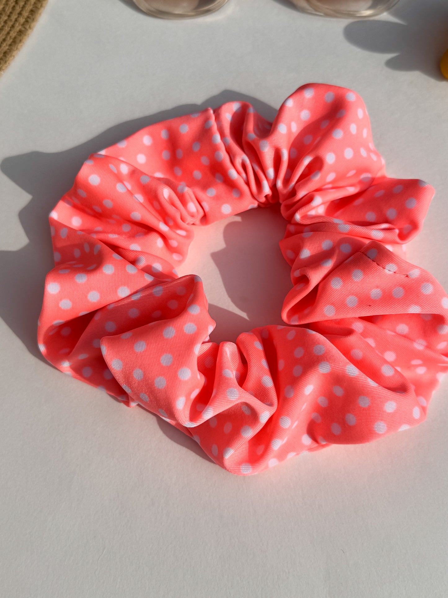 Polka Dot Bikini Swim Scrunchie