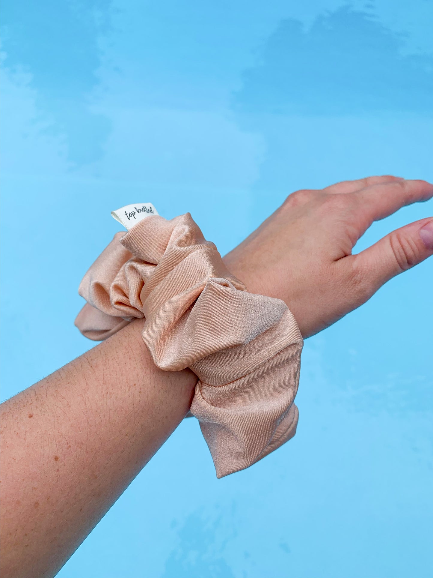 Shimmer Sand Swim Scrunchie