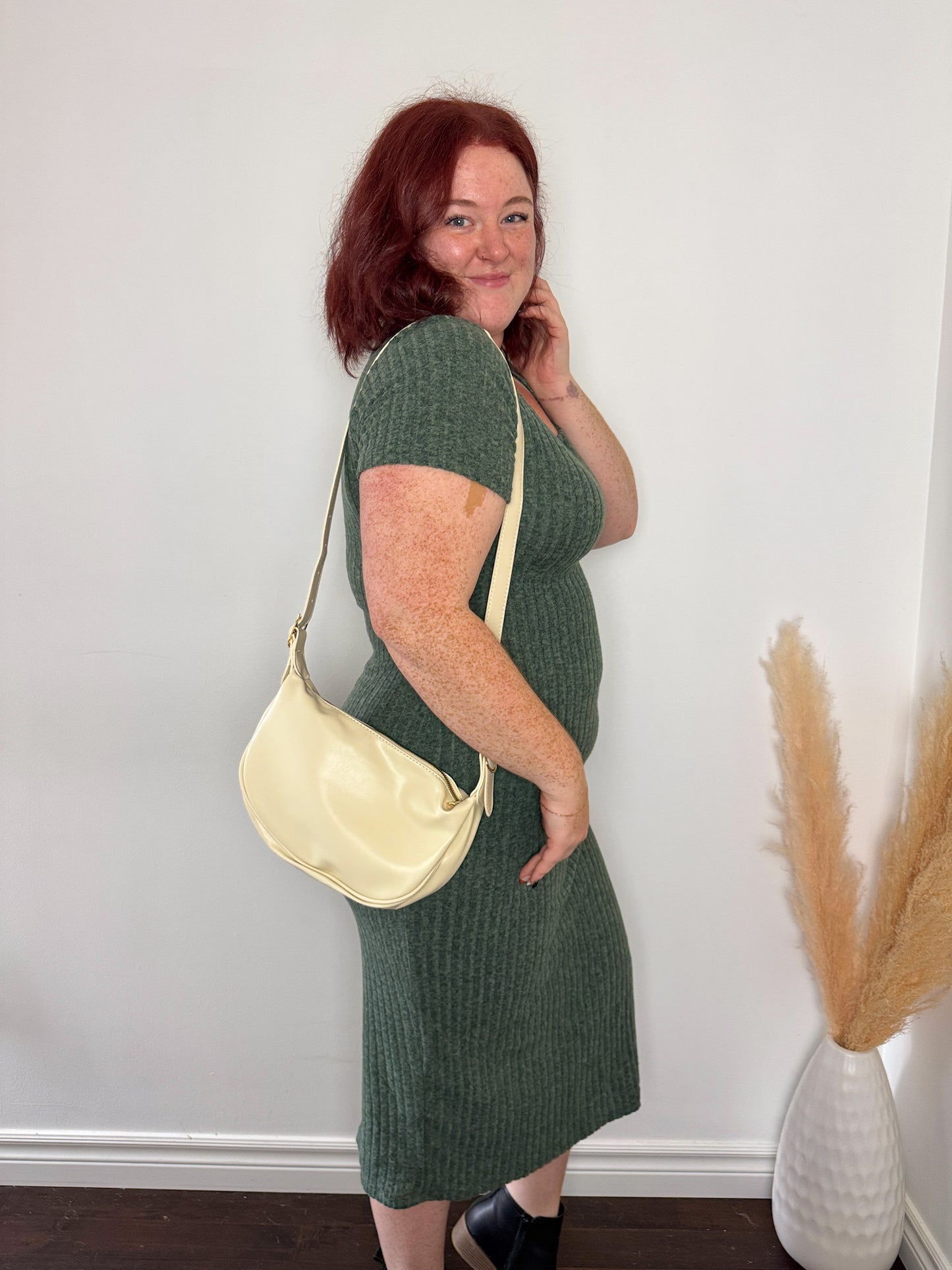 Lunar Crescent Shoulder Bag