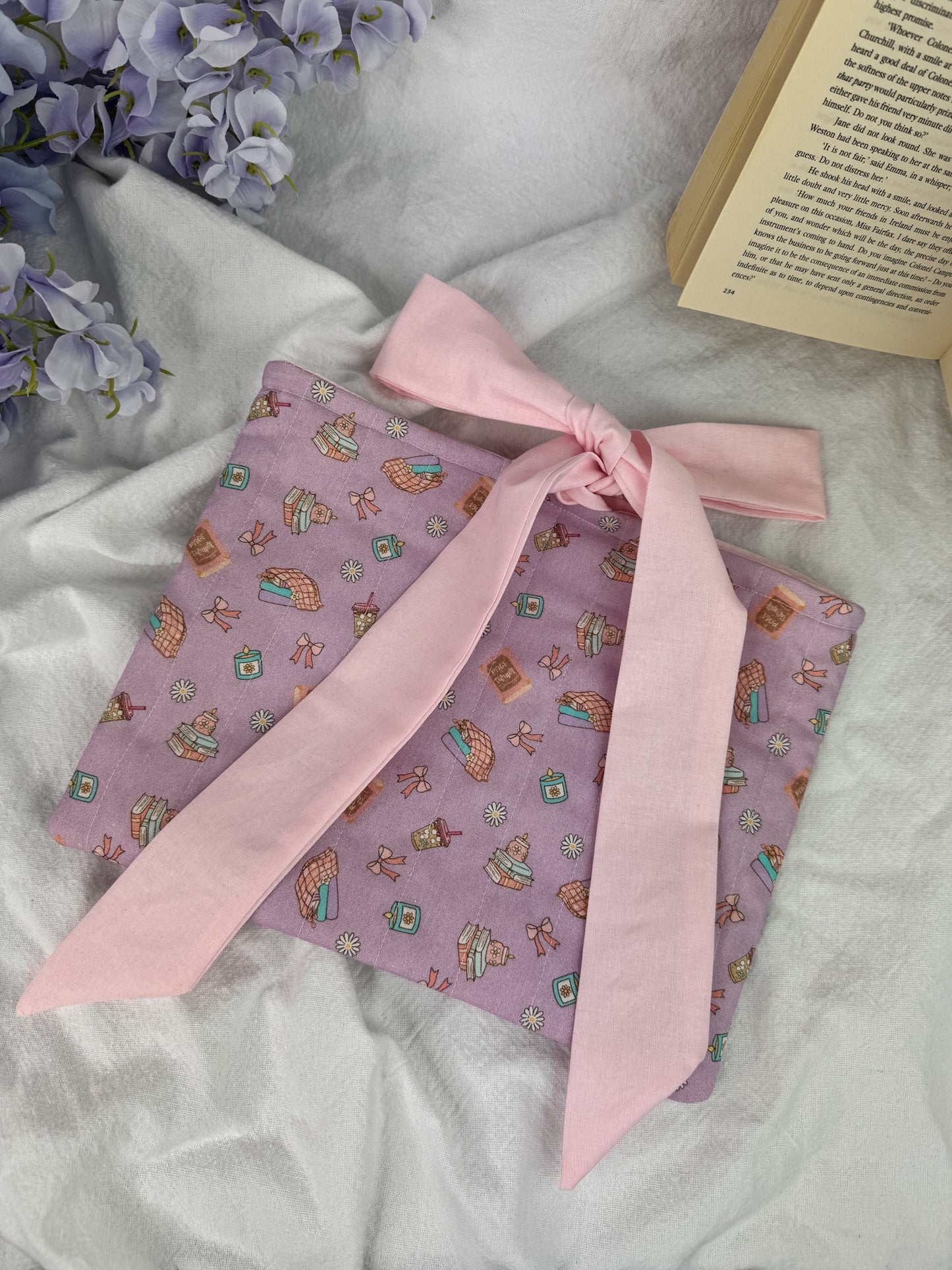 Cozy Chapters Quilted Book Sleeve