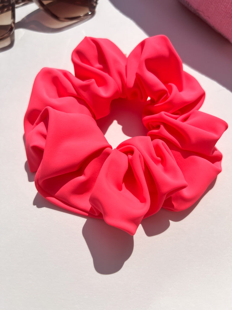 Coral U Later | Classic Swim Scrunchie