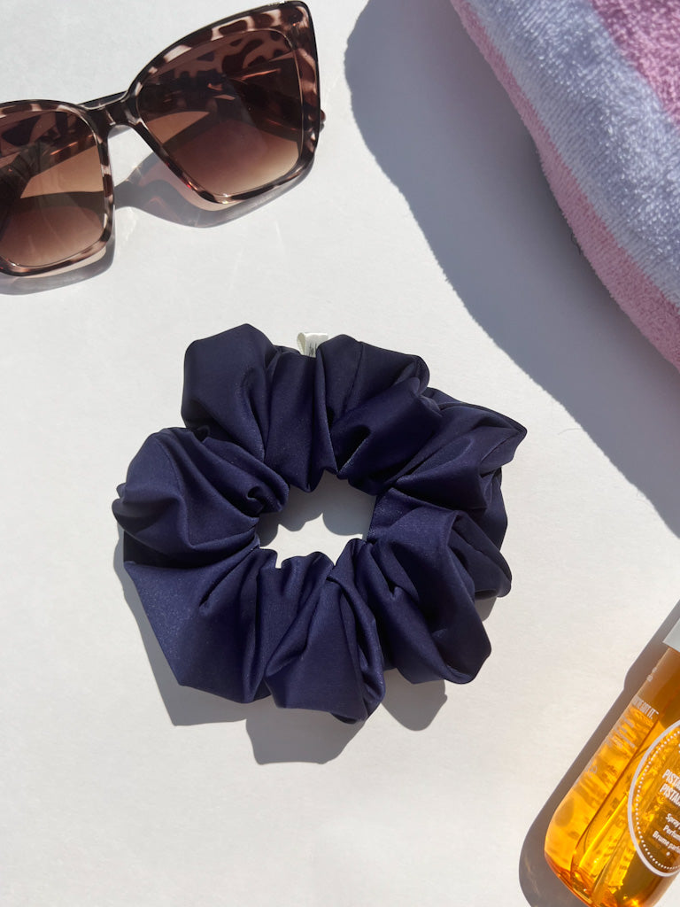In The Navy | Classic Swim Scrunchie