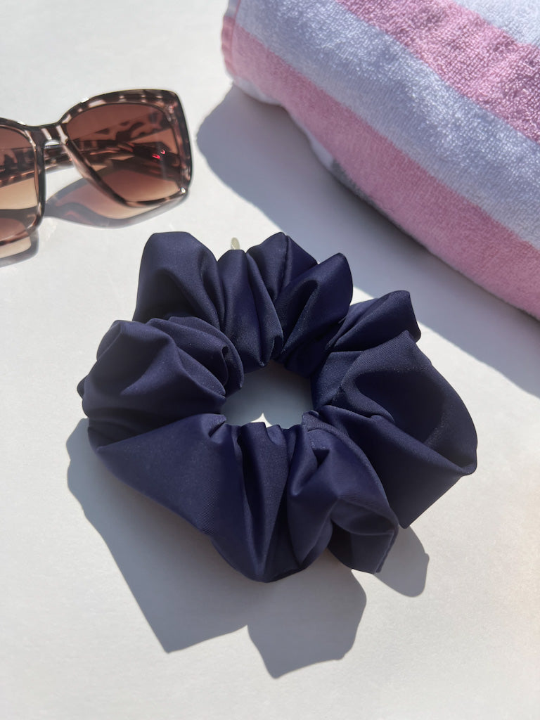 In The Navy | Classic Swim Scrunchie