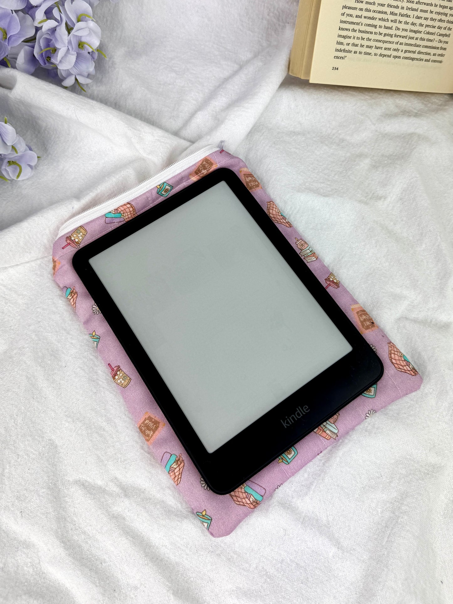 Cozy Chapters Quilted Kindle Sleeve