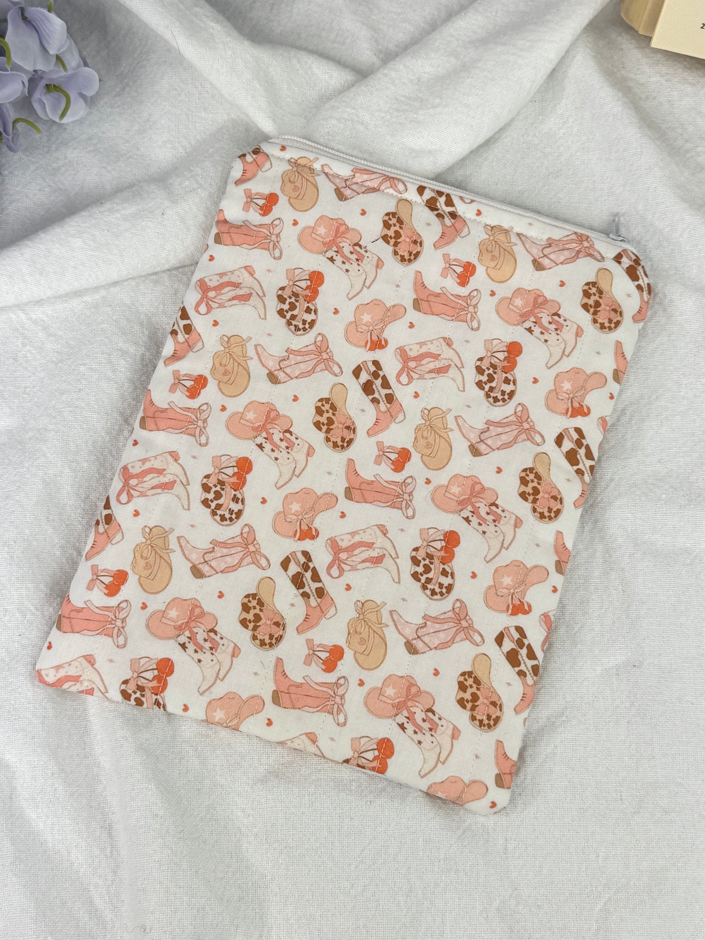 Cowgirl Cutie Quilted Kindle Sleeve
