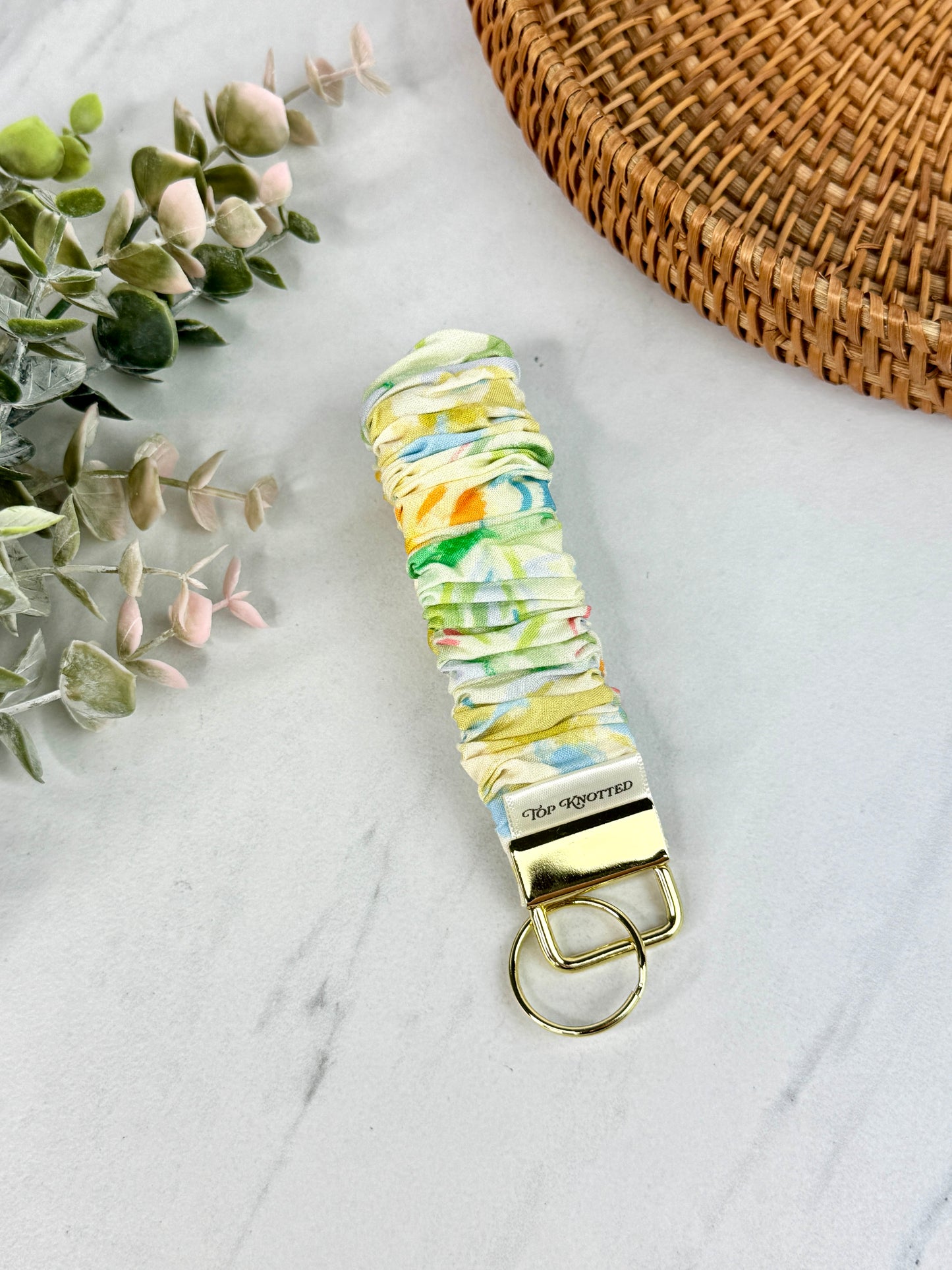 Summer Watercolours Scrunchie Wristlet