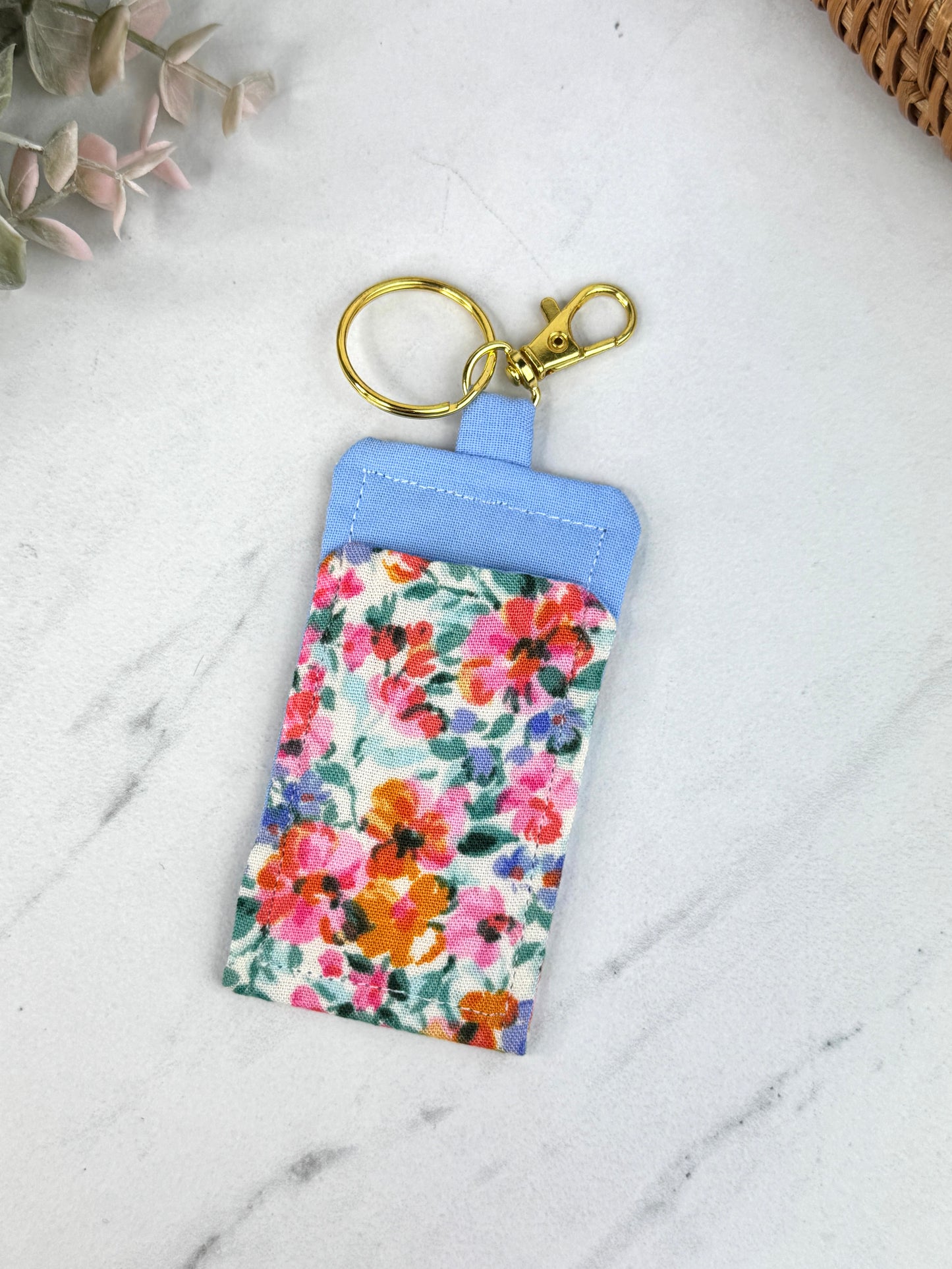 Sunny Blooms Lip Balm Keychain