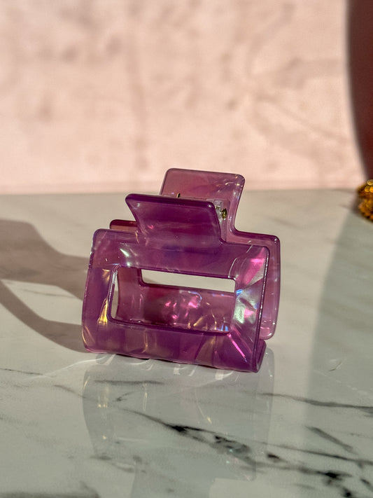Purple Crush Petite Claw Clip