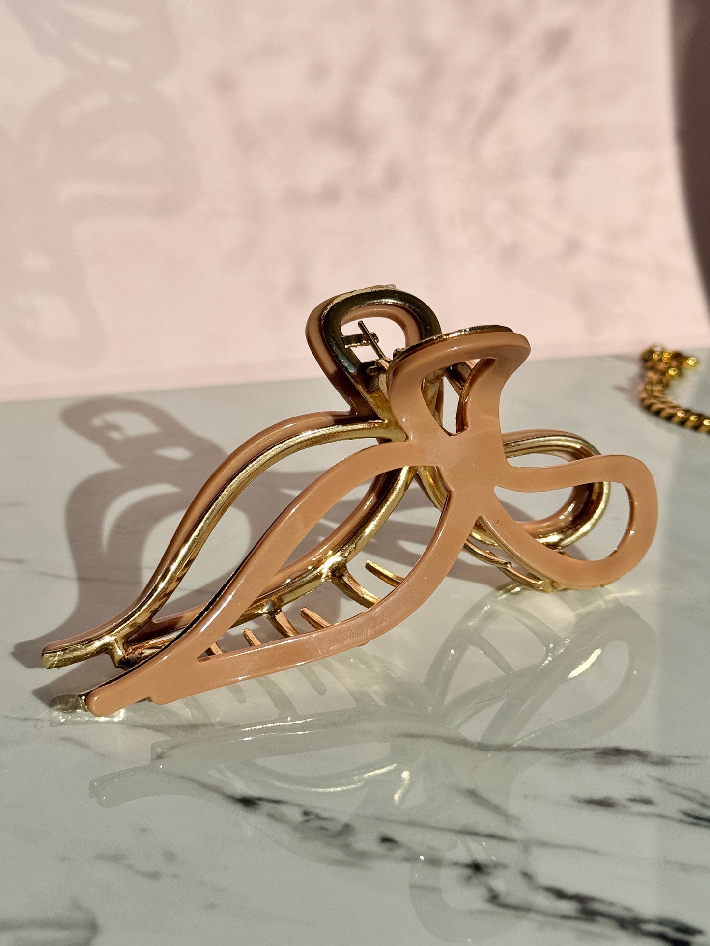 Golden Darling Bow | Claw Clip