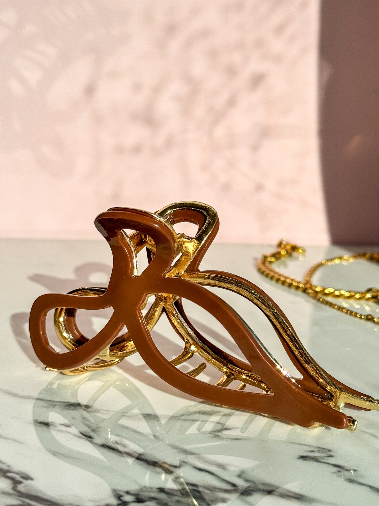 Golden Darling Bow | Claw Clip