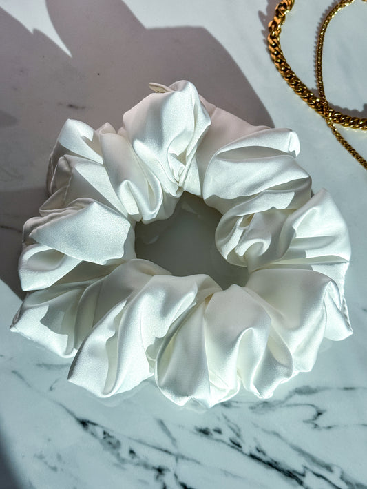 Ivory Glow Scrunchie