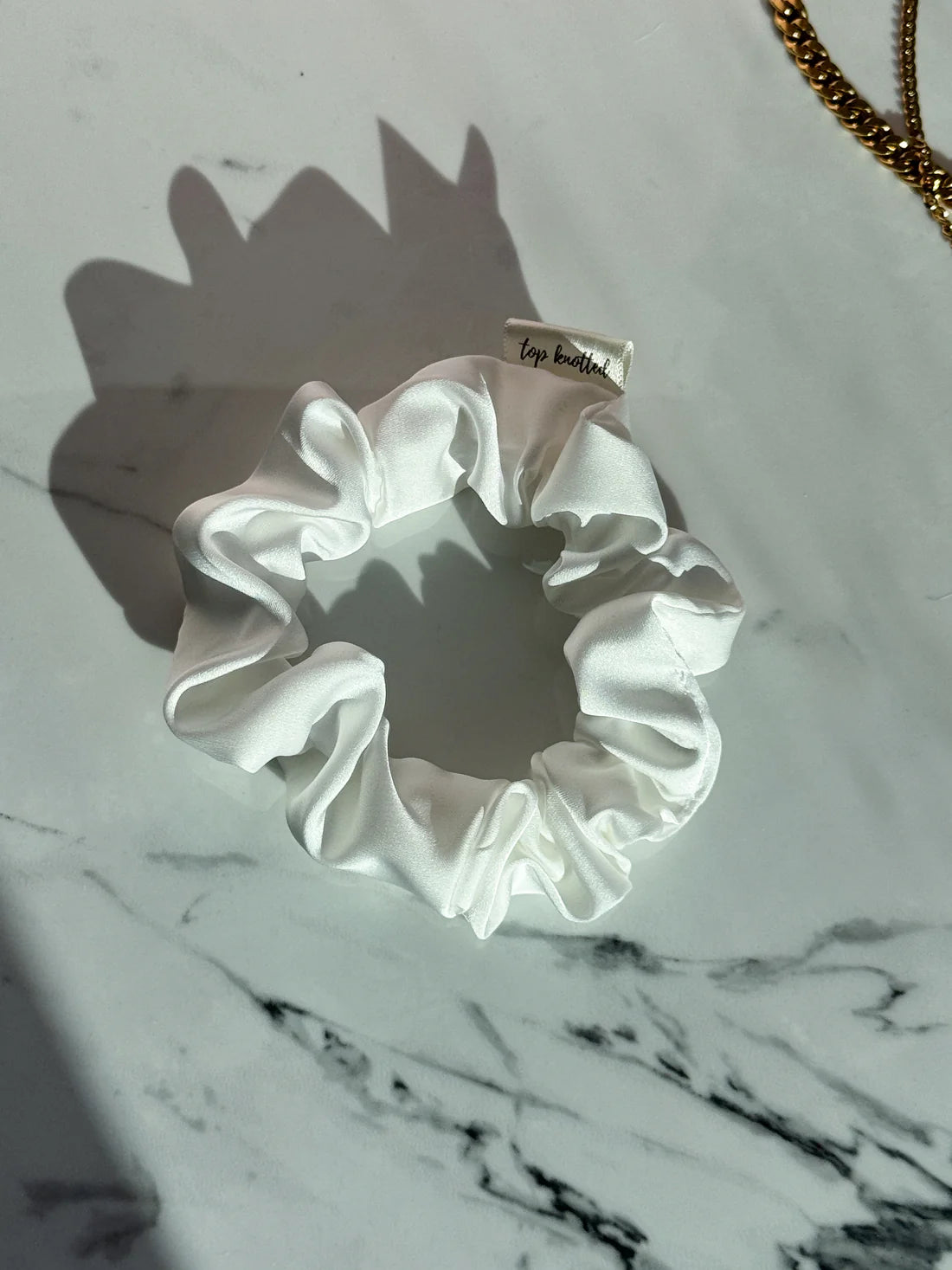 Ivory Glow Scrunchie