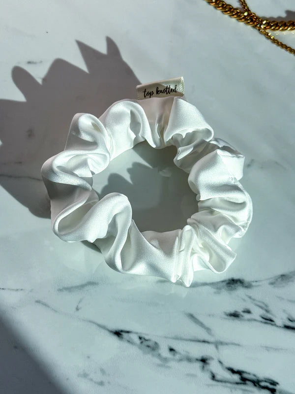 Ivory Glow Scrunchie