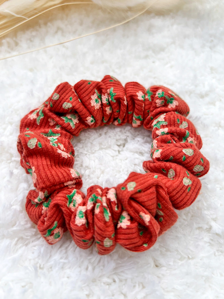 Pumpkin Spice Floral | Skinny Scrunchie