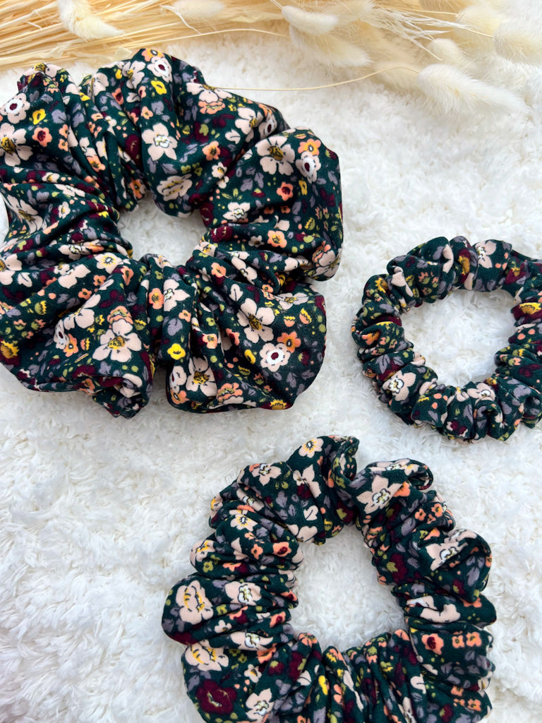 Autumn Floral | Skinny Scrunchie
